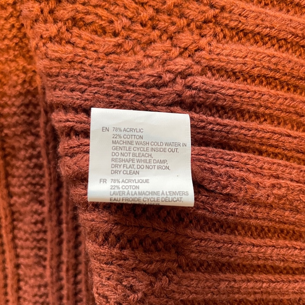 Simons-Twik, Women's Rust Sweater - Picture 4 of 4